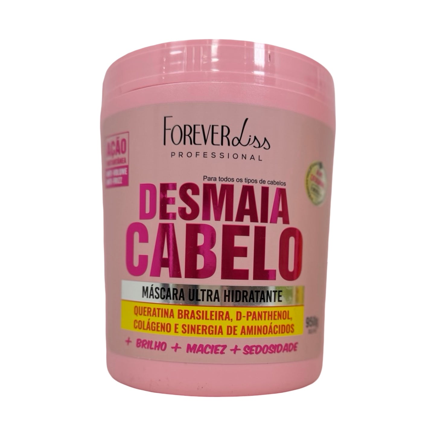 Máscara Ultra Hidratante Forever Liss Desmaia Cabelo – 950g