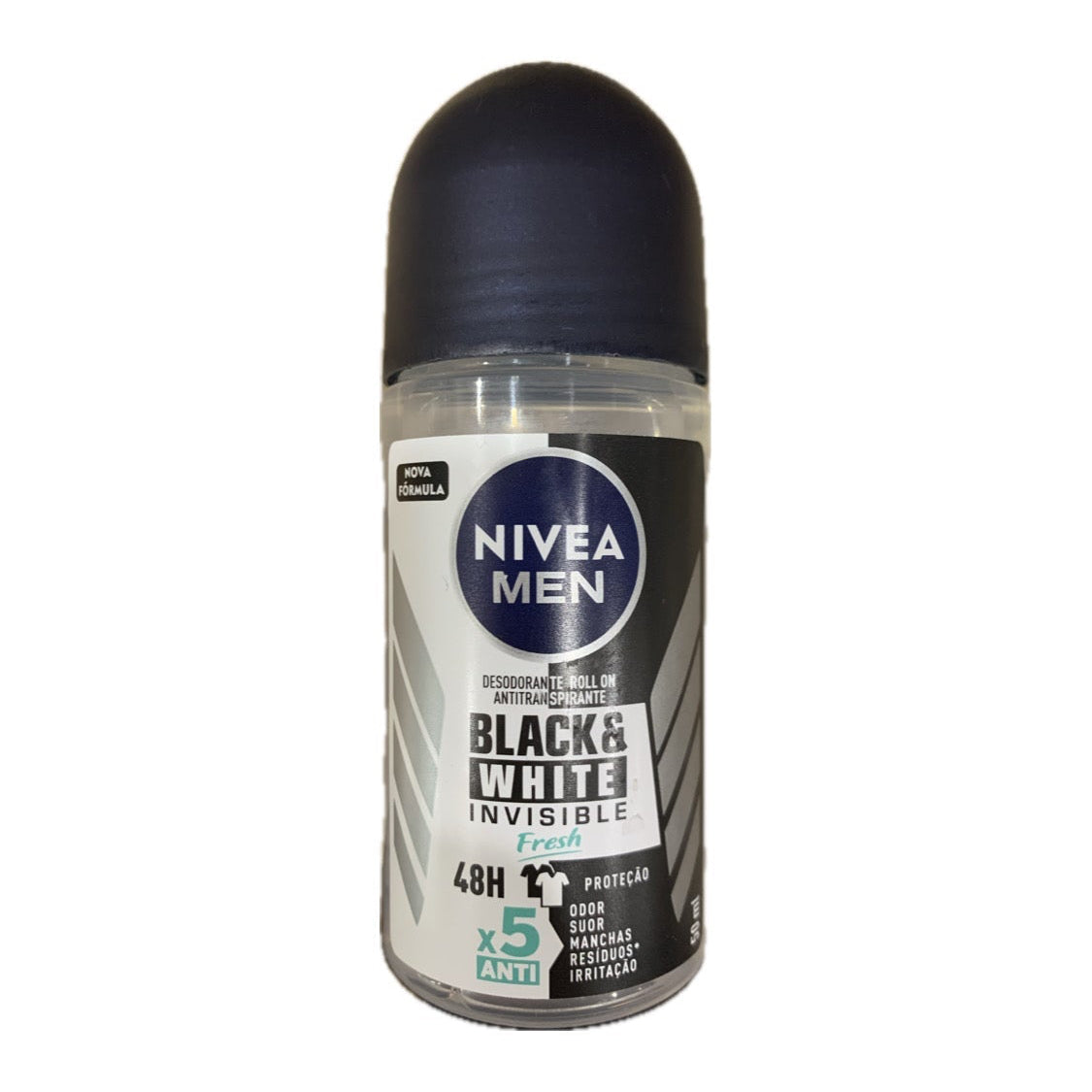 Desodorante Nivea Roll-on Black & White Invisible Men