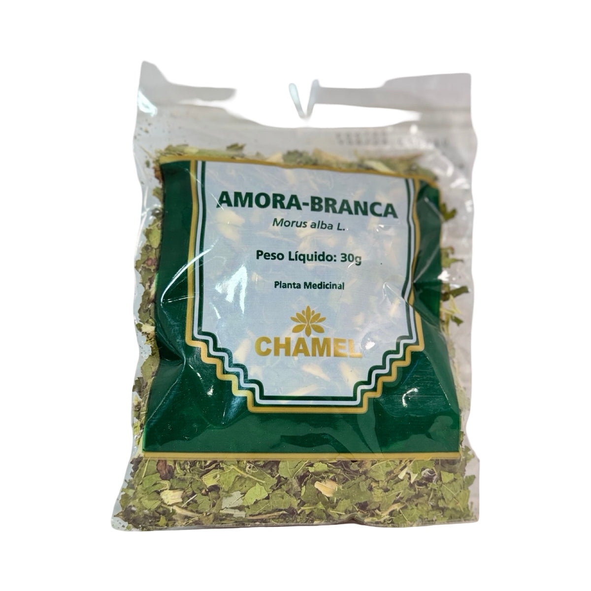 Chá de Amora-Branca Chamel (Morus alba L.) Erva Selecionada – 30g