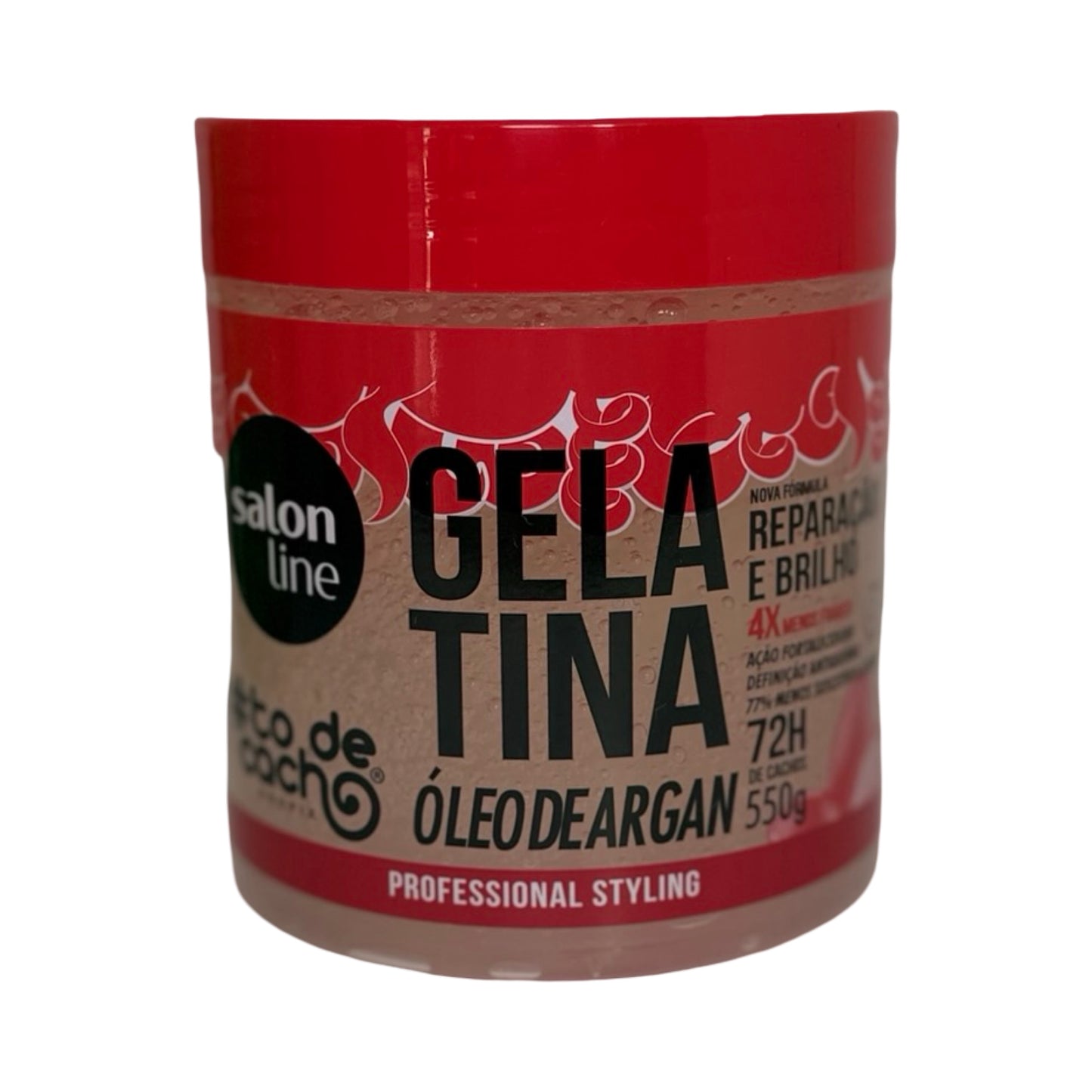 Salon Line #TôDeCacho Gelatina Óleo de Argan – Repair & Shine (550g)