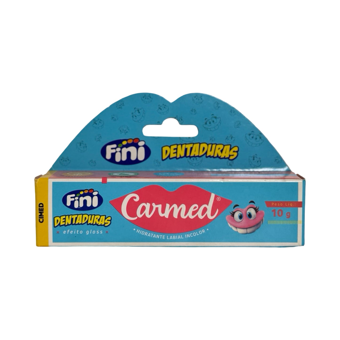 Carmed Fini Dentaduras Lip Balm – Sweet Candy Flavor Hydrating Lip Care (10g)