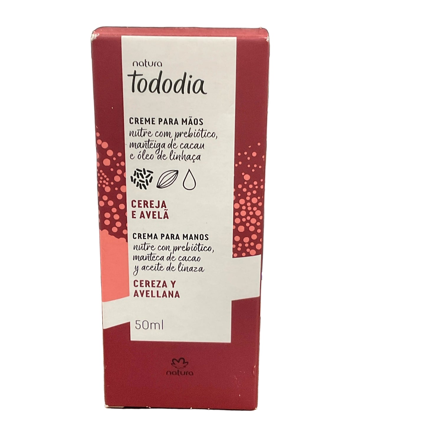 Natura Tododia Creme para Pés Cereja e Avelã 50ml