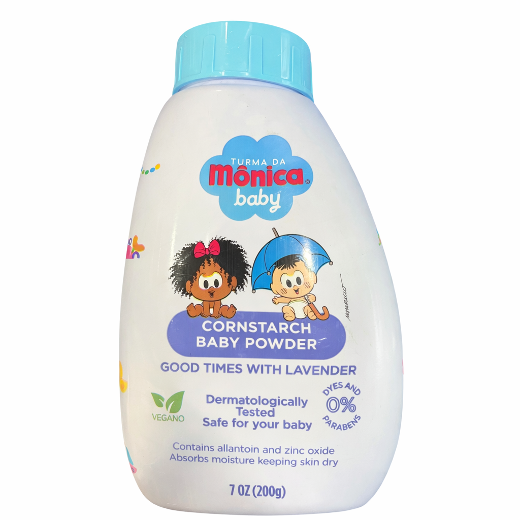Talco de Amido de Milho Turma da Mônica Baby – Lavanda 200g