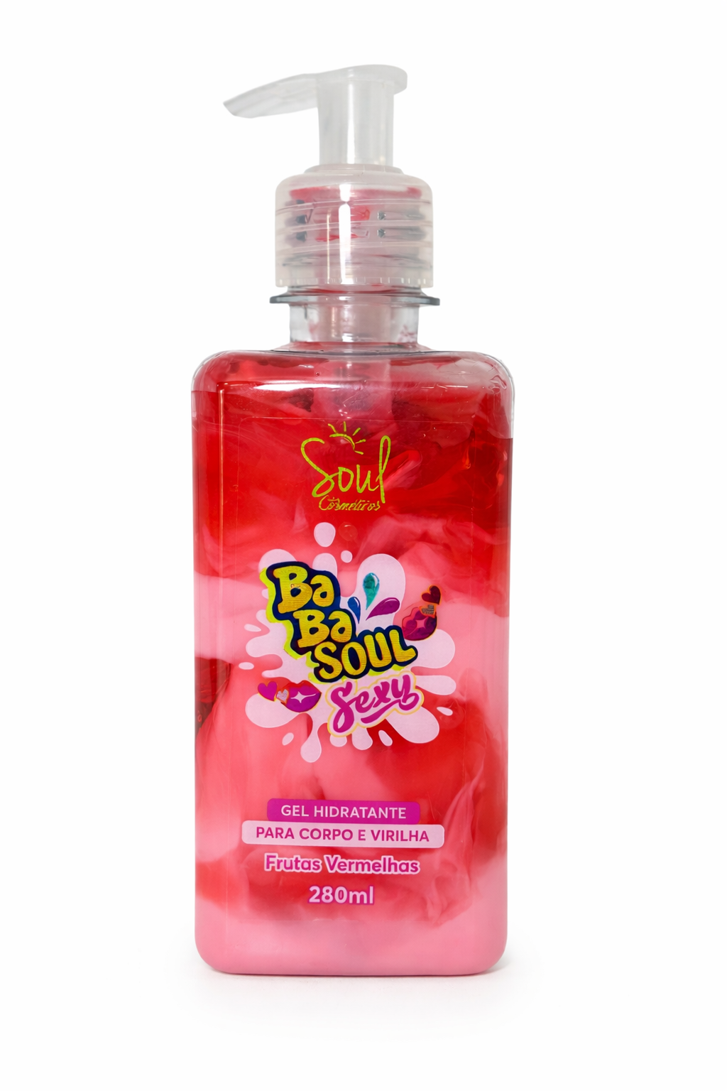 Gel Hidratante Soul Cosméticos Ba Ba Soul Sexy Frutas Vermelhas 280ml