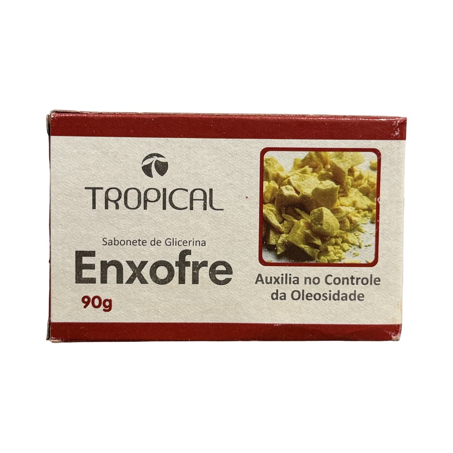 Sabonete de Glicerina Enxofre Tropical 90g – Controle de Oleosidade e Acne