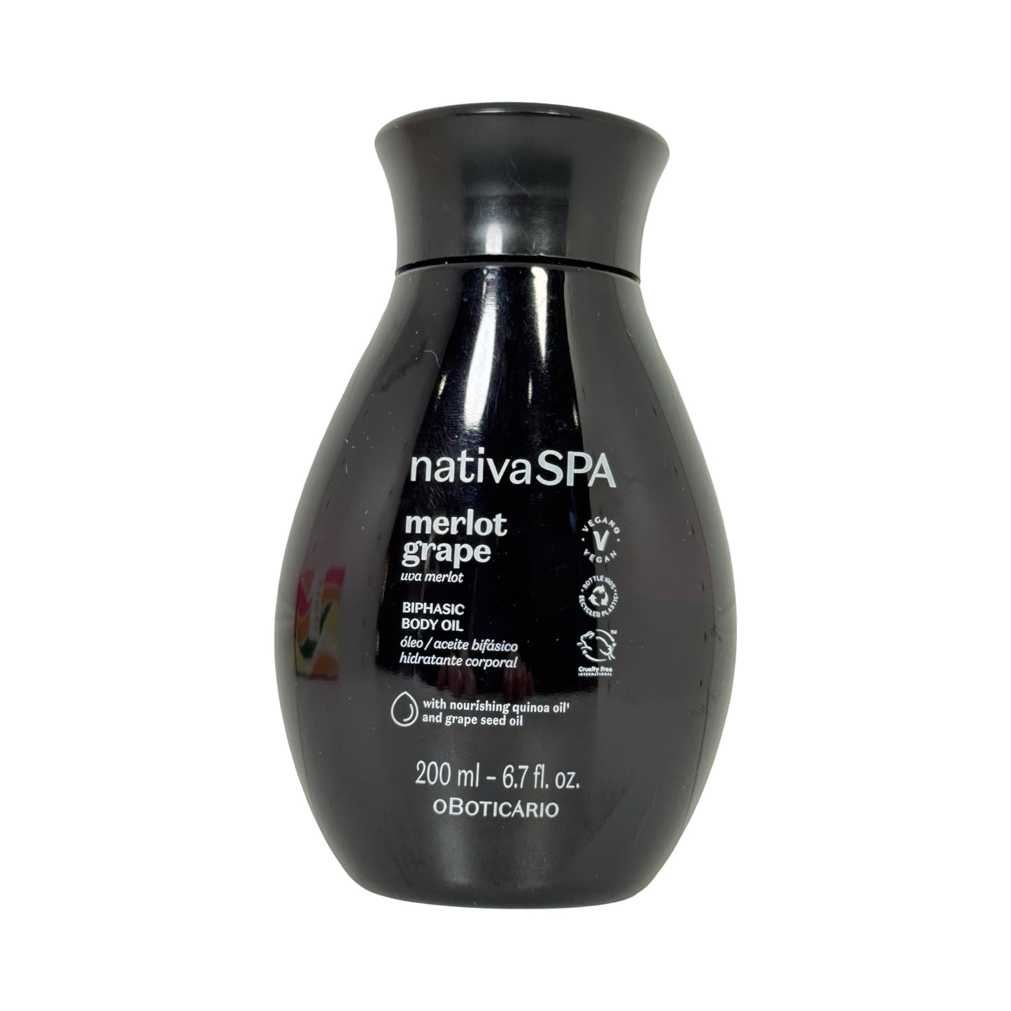 Nativa SPA Óleo Bifásico Corporal Merlot Uva, 200ml