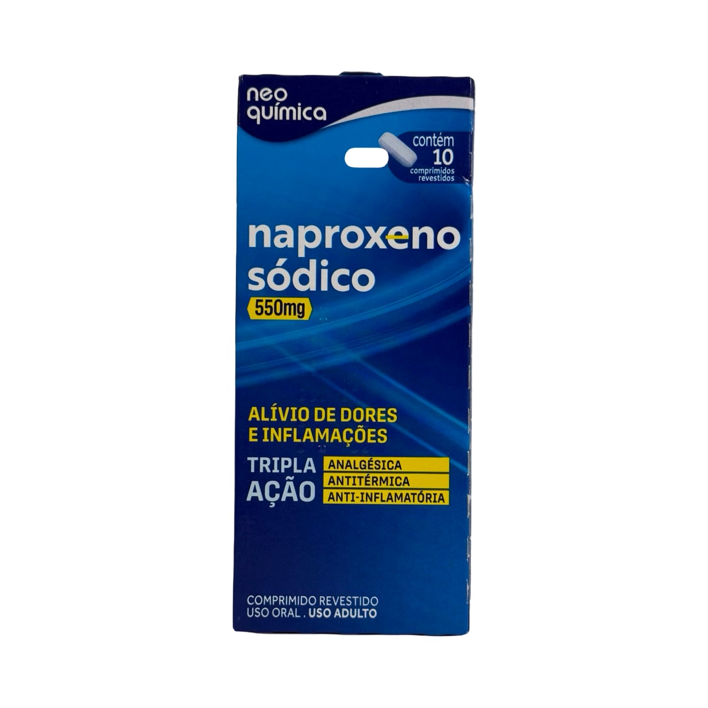 Naproxeno Sódico 550mg Neo Química – 10 Comprimidos Revestidos