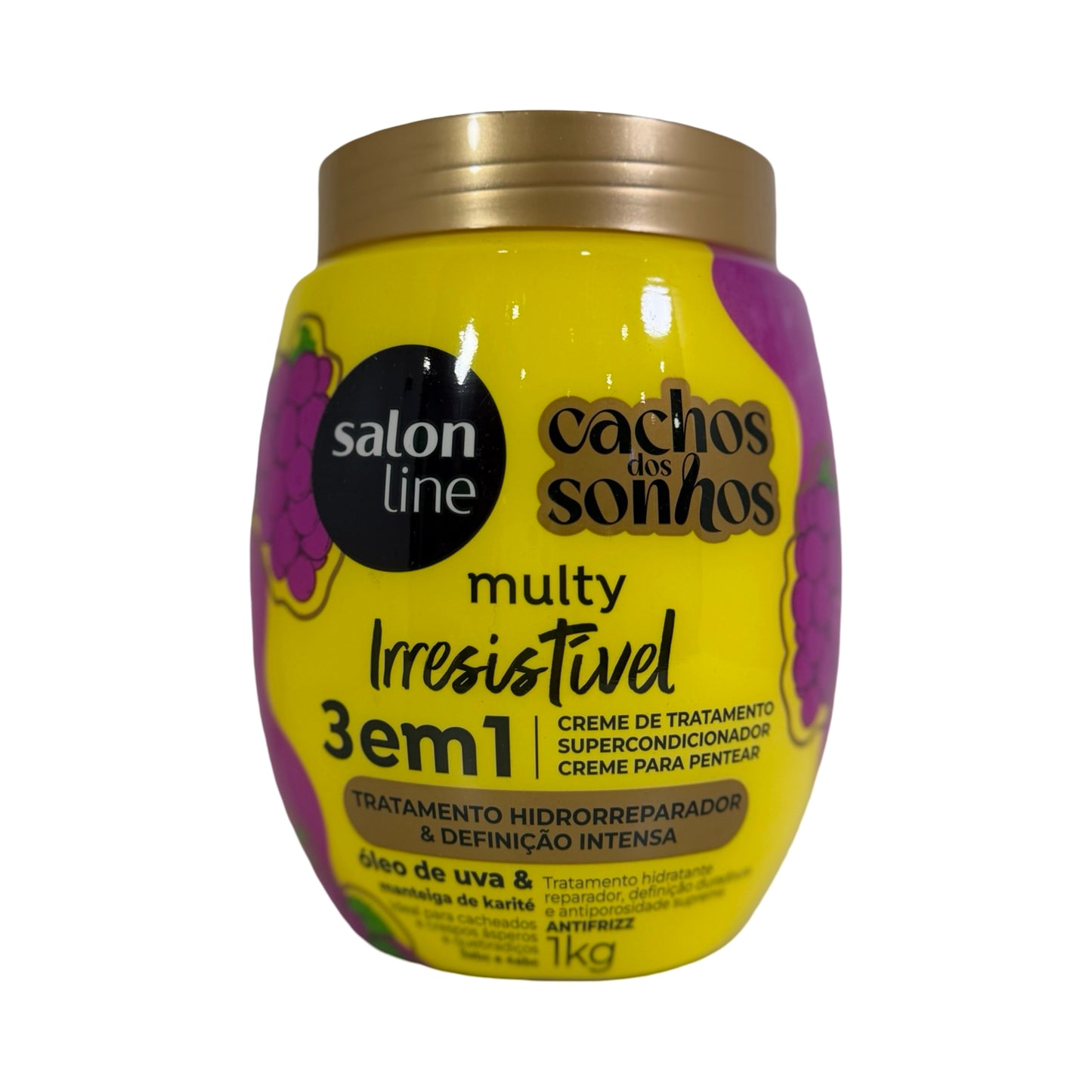 Salon Line - Multy Irresistivel - Creme de Tratamento Uva e Manteiga Karite 1Kg