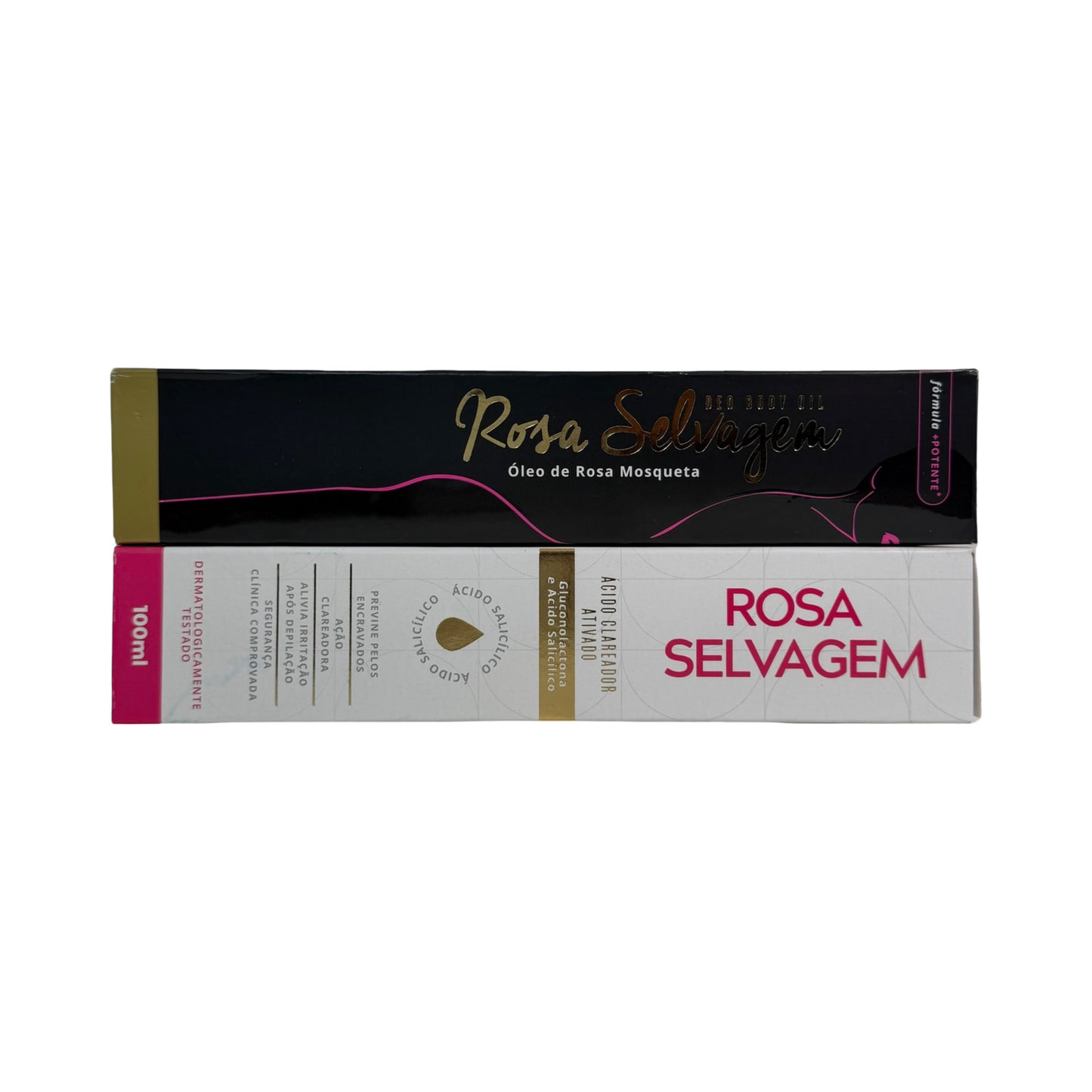 Óleo Corporal Rosa Selvagem Ácido Clareador Ativado 100ml – Óleo de Rosa Mosqueta