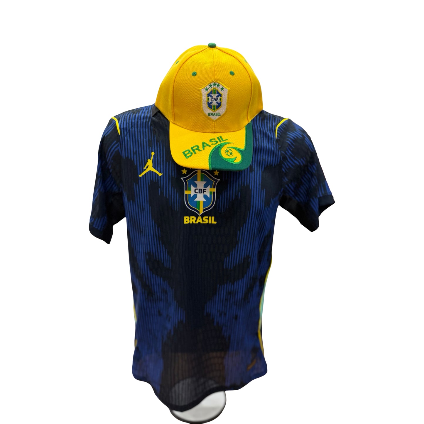 Boné Seleção Brasileira Copa do Mundo 2026 – Amarelo Bordado Premium