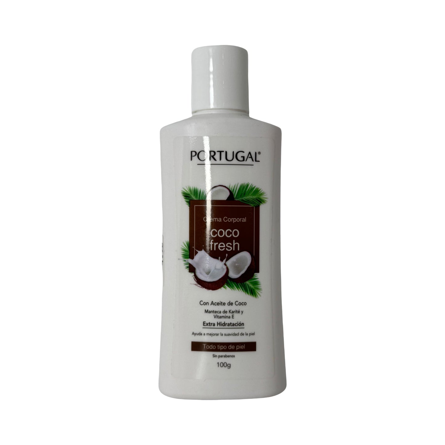 Portugal Creme Hidratante para Corpo Coco Fresh 100g