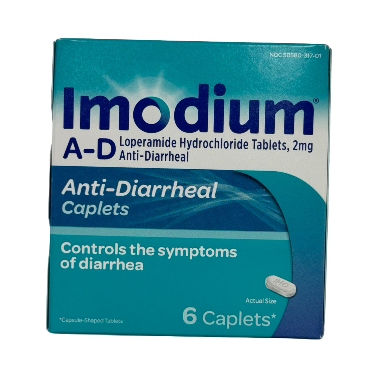 Imodium A-D Antidiarreico – Loperamida HCl 2mg Alívio Rápido – 6 Cápsulas