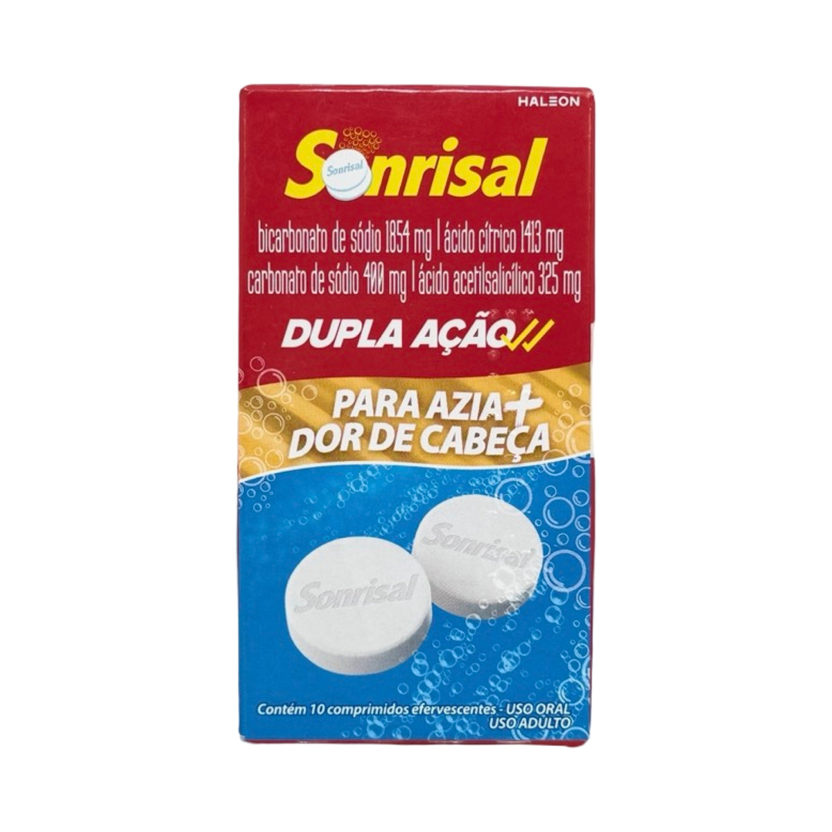 Sonrisal Dupla Ação – 10 Comprimidos Efervescentes