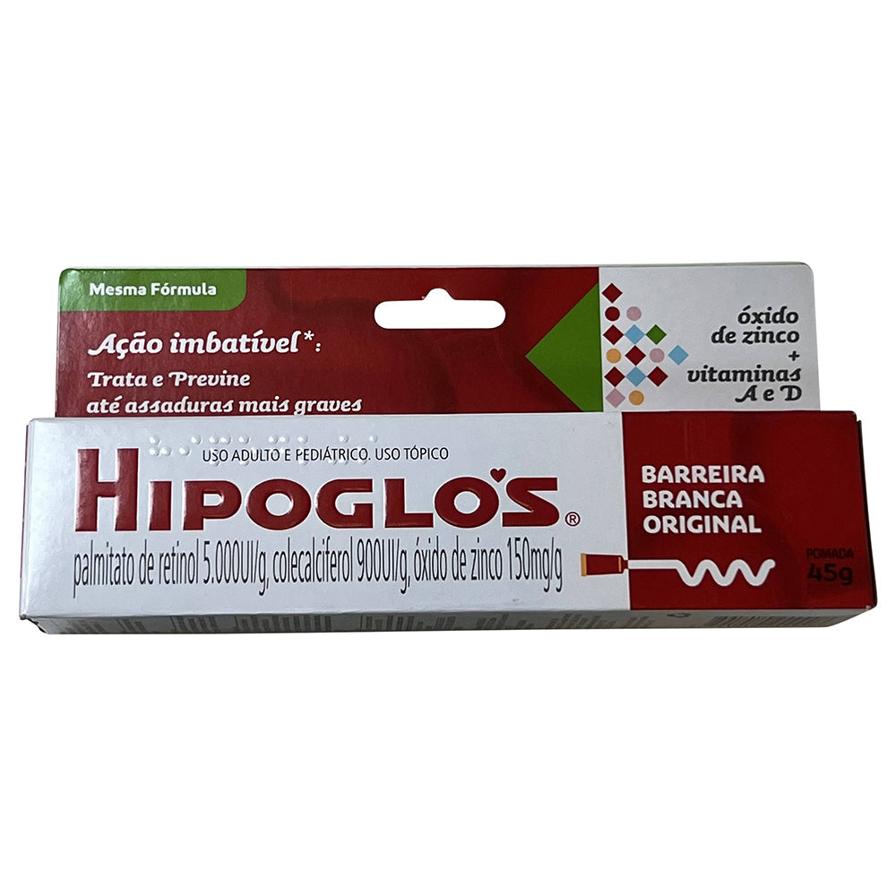 Hipoglos Pomada vitamina A+D 45g