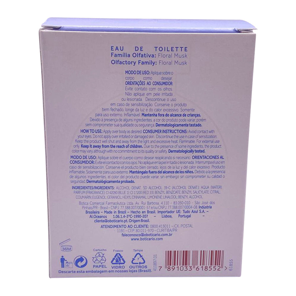 Floratta Blue oBoticário 75ml