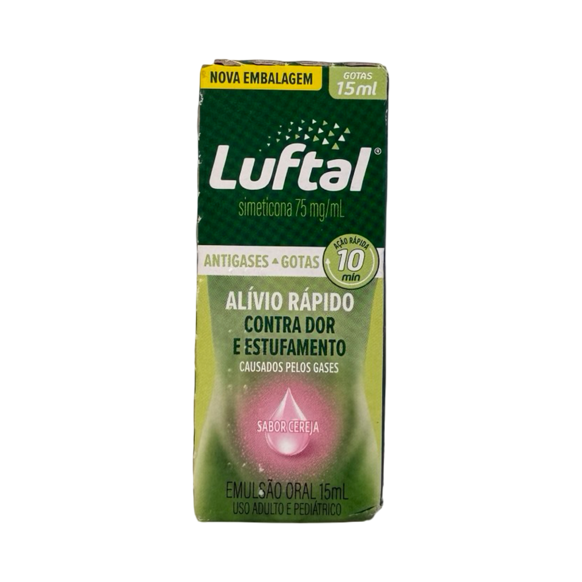Luftal 75mg/mL Emulsão Oral Gotas Antigases Sabor Cereja – 15ml