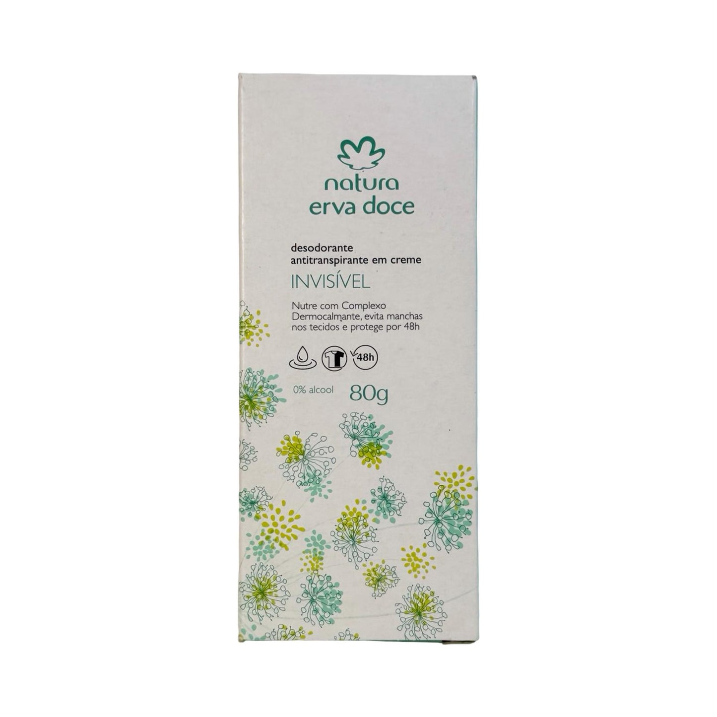 Desodorante Antitranspirante em Creme Natura Erva Doce Invisível 80g