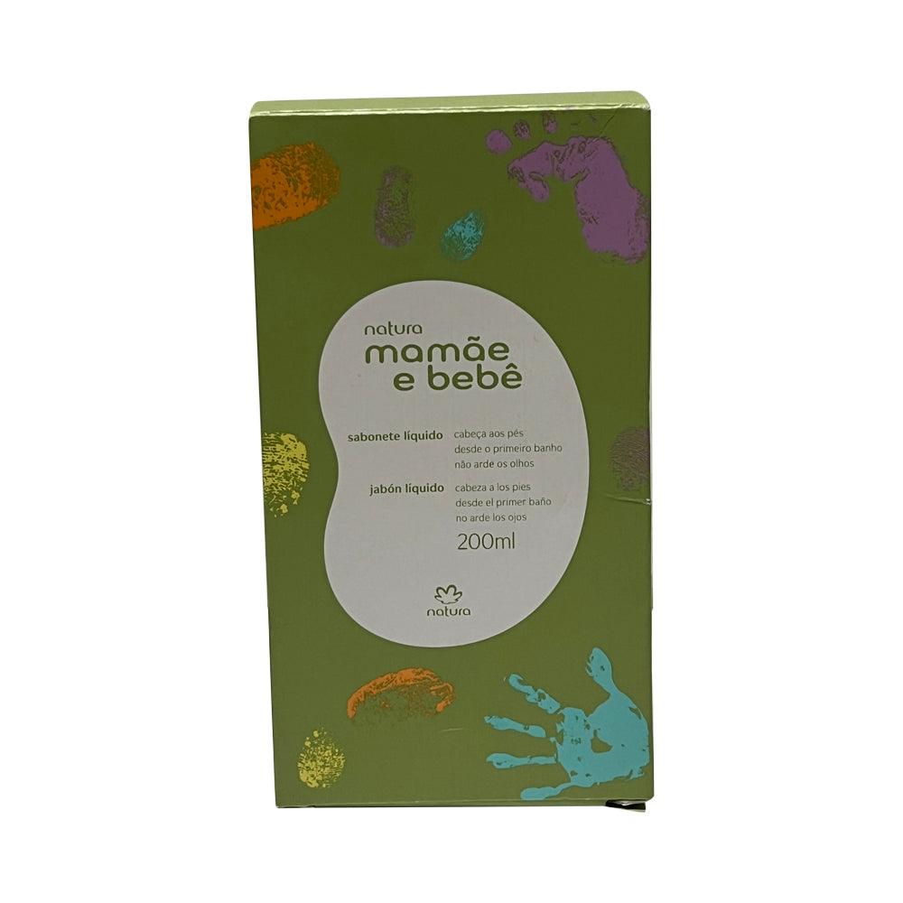 Sabonete Líquido Cabeça aos Pés Natura Mamãe e Bebê – Não Arde os Olhos, 200ml