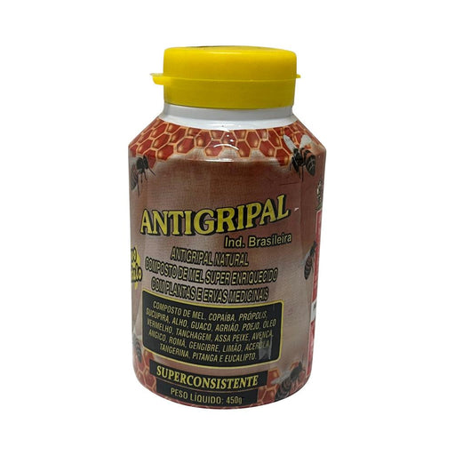 Pote de composto de mel com ervas Antigripal Natu's Minas 450g