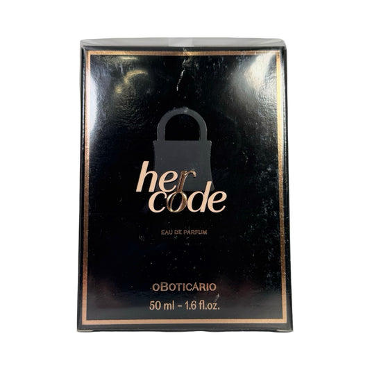Her Code Eau de Parfum 50ml – O Boticário | Sensual & Sophisticated Women’s Perfume