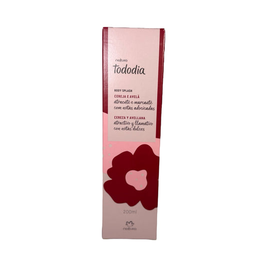 Natura Tododia Cherry & Hazelnut Cream Antiperspirant – 80g | Invisible Protection & 48h Care