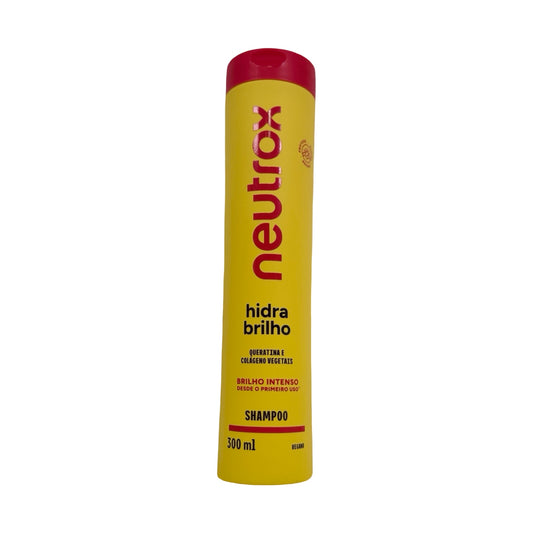 Shampoo Neutrox Hidra Brilho Queratina e Colágeno Vegetais Vegano – 300ml