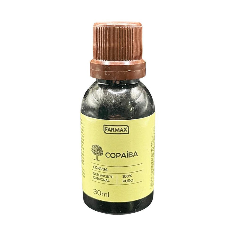 Frasco de Óleo de Copaíba Farmax 100% puro 30 ml