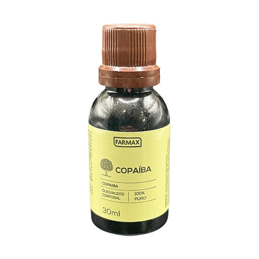 Frasco de Óleo de Copaíba Farmax 100% puro 30 ml