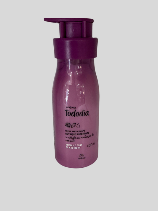 Natura Tododia Crème para o Corpo Nutrição Prebiótica Ameixa e Flor de Baunilha 400ml