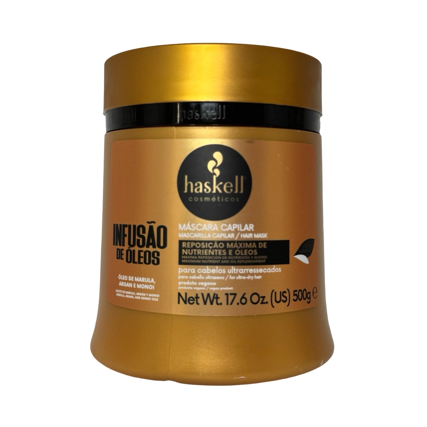 Haskell Infusão de Óleos Hair Mask – Deep Nourishment & Repair Treatment (500g)