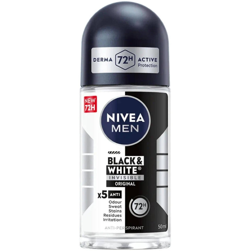 Nivea Men Black & White Original Roll On Deodorant 50 ml