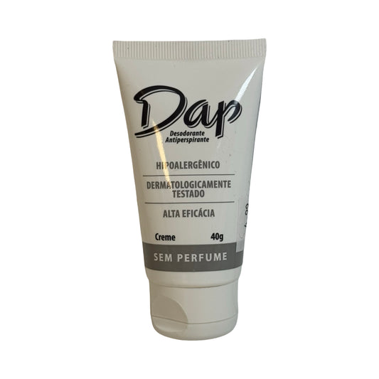 Dap Antiperspirant Cream Deodorant – Fragrance-Free Sensitive Skin Protection (40g)