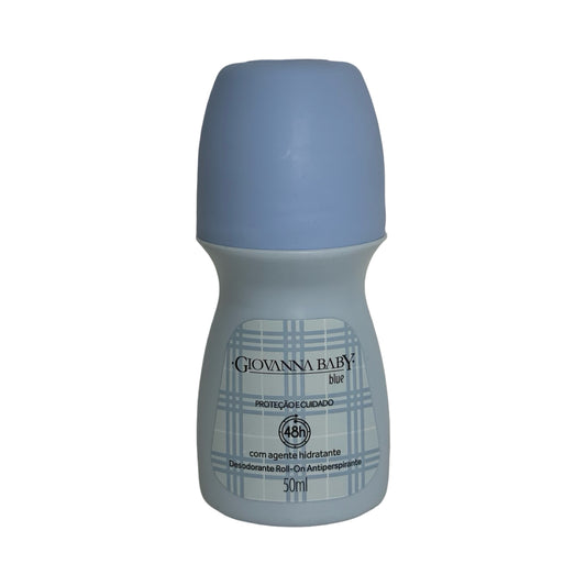 Giovanna Baby Blue Roll-On Deodorant – 48h Protection & Hydration (50ml)