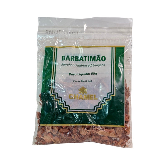 Chá de Barbatimão Chamel Casca 100% Natural (Stryphnodendron adstringens) – 50g