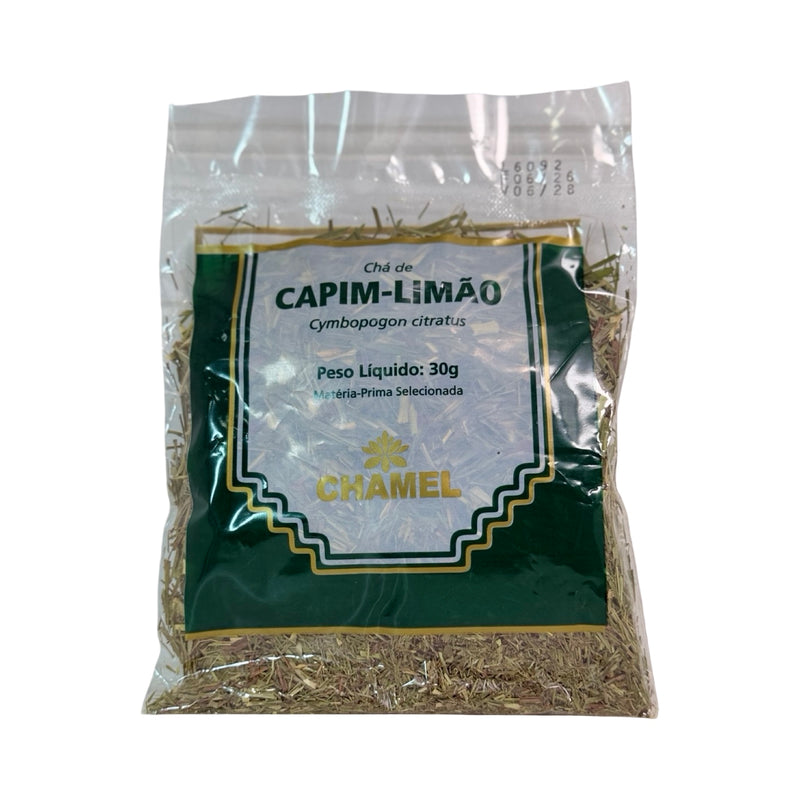 Embalagem de Chá de Capim-Limão Chamel 30 g