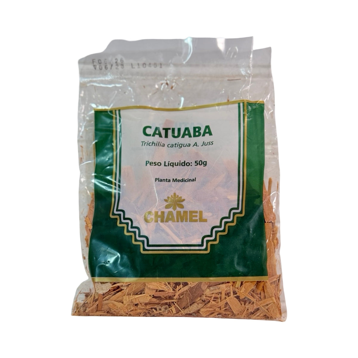 Chá de Catuaba Chamel Casca 100% Natural (Trichilia catigua) – 50g