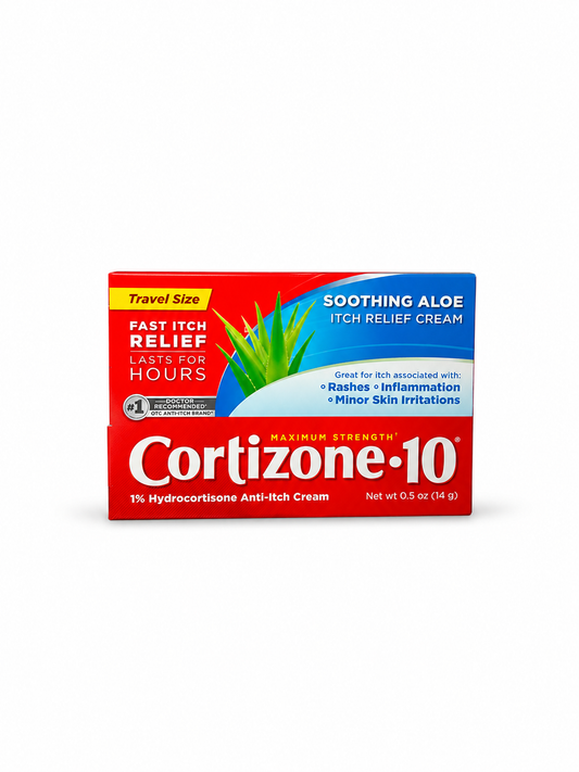 Cortizone-10 com Aloe – Creme Anti-Coceira com Hidrocortisona 1% 14 g