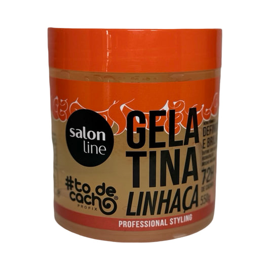 Gelatina Salon Line #todecacho Linhaça Definição e Brilho 72h - 550g