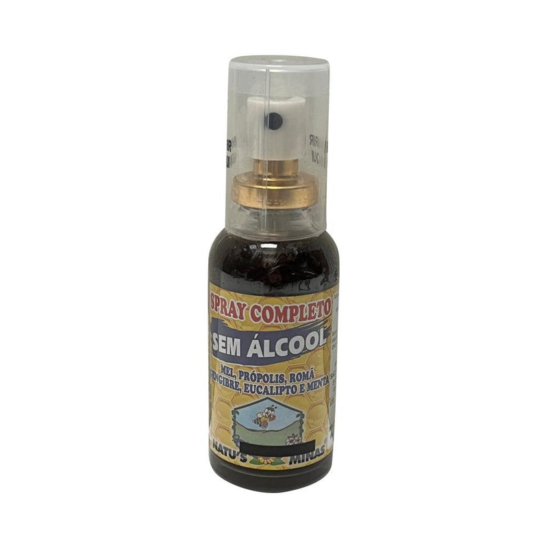 Frasco spray de Própolis Completo Sem Álcool Natu's Minas 35 ml