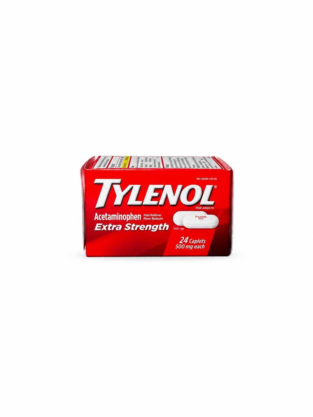 Tylenol Extra Strength Acetaminofeno 500 mg – 24 Comprimidos