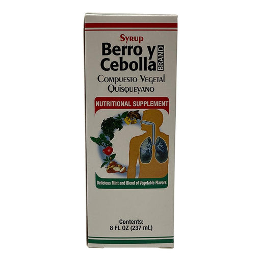 Caixa do xarope Berro y Cebolla Compuesto Vegetal 237ml