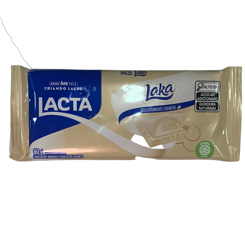 Lacta Laka Chocolate branco 80g