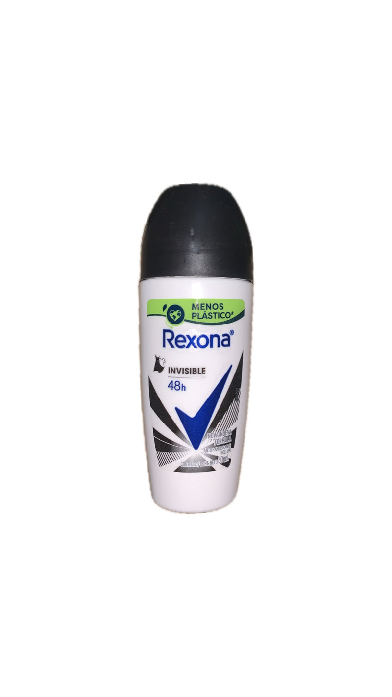 Desodorante Antitranspirante Roll-On Rexona Invisible 48h 50ml