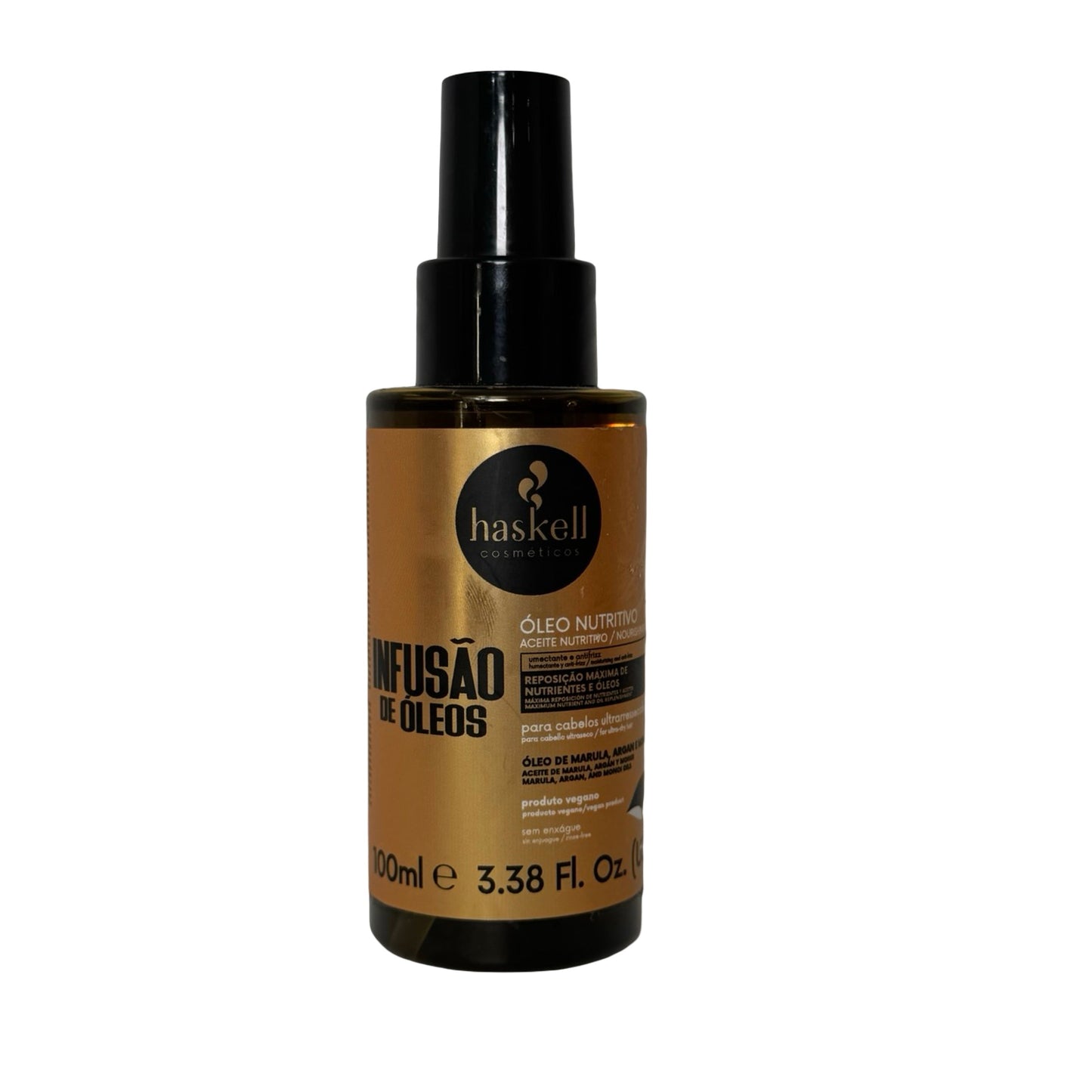 Haskell Infusão de Óleos Nourishing Hair Oil – Deep Nutrition & Shine (100ml)