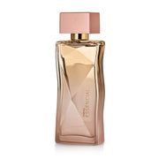 Frasco do perfume Natura Essencial Feminino 100 ml, vidro rosé com tampa rosa
