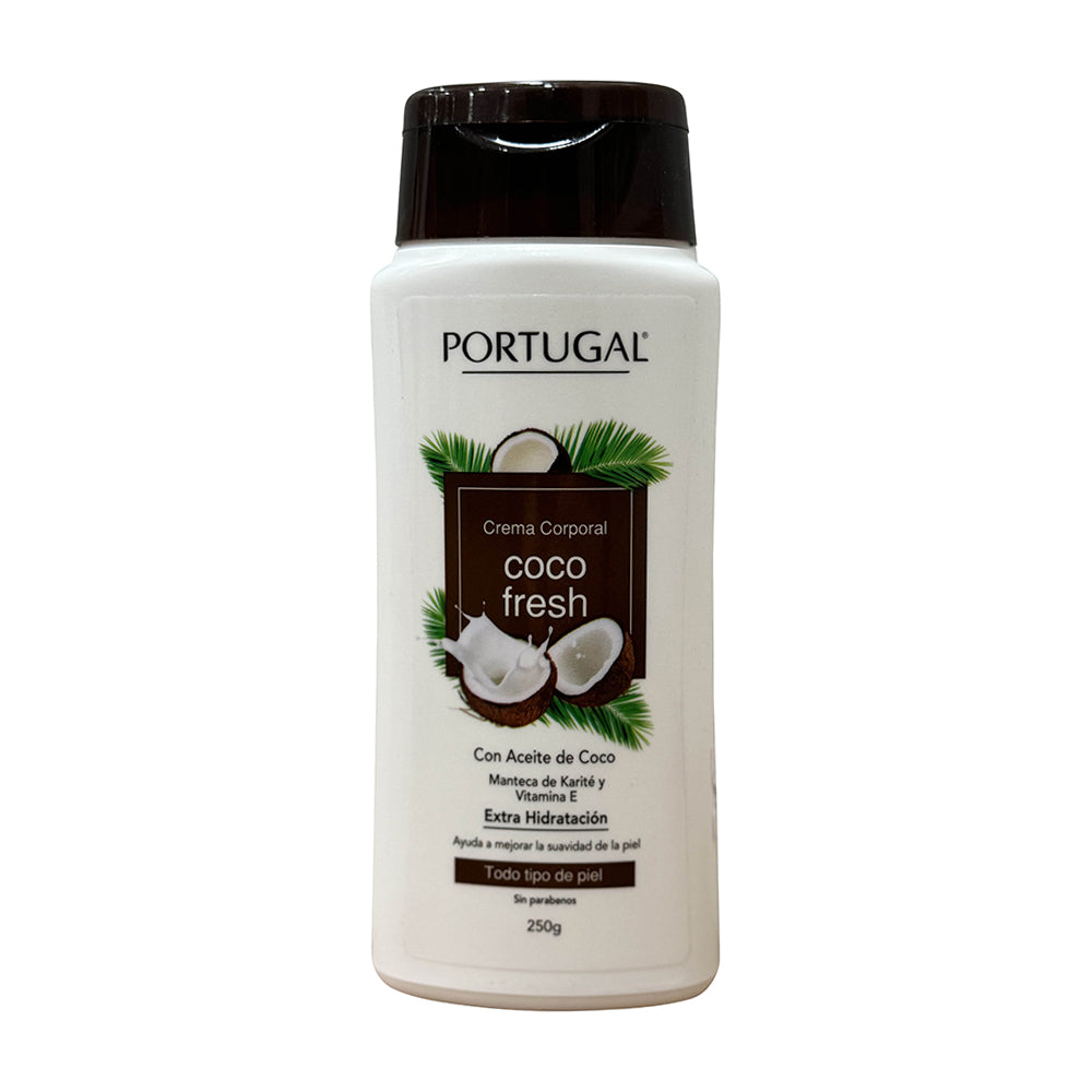 Portugal Creme Hidratante para Corpo Coco Fresh 250g