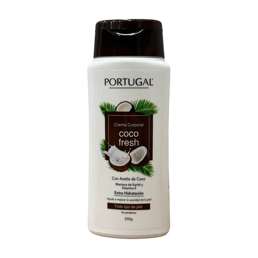 Portugal Creme Hidratante para Corpo Coco Fresh 250g