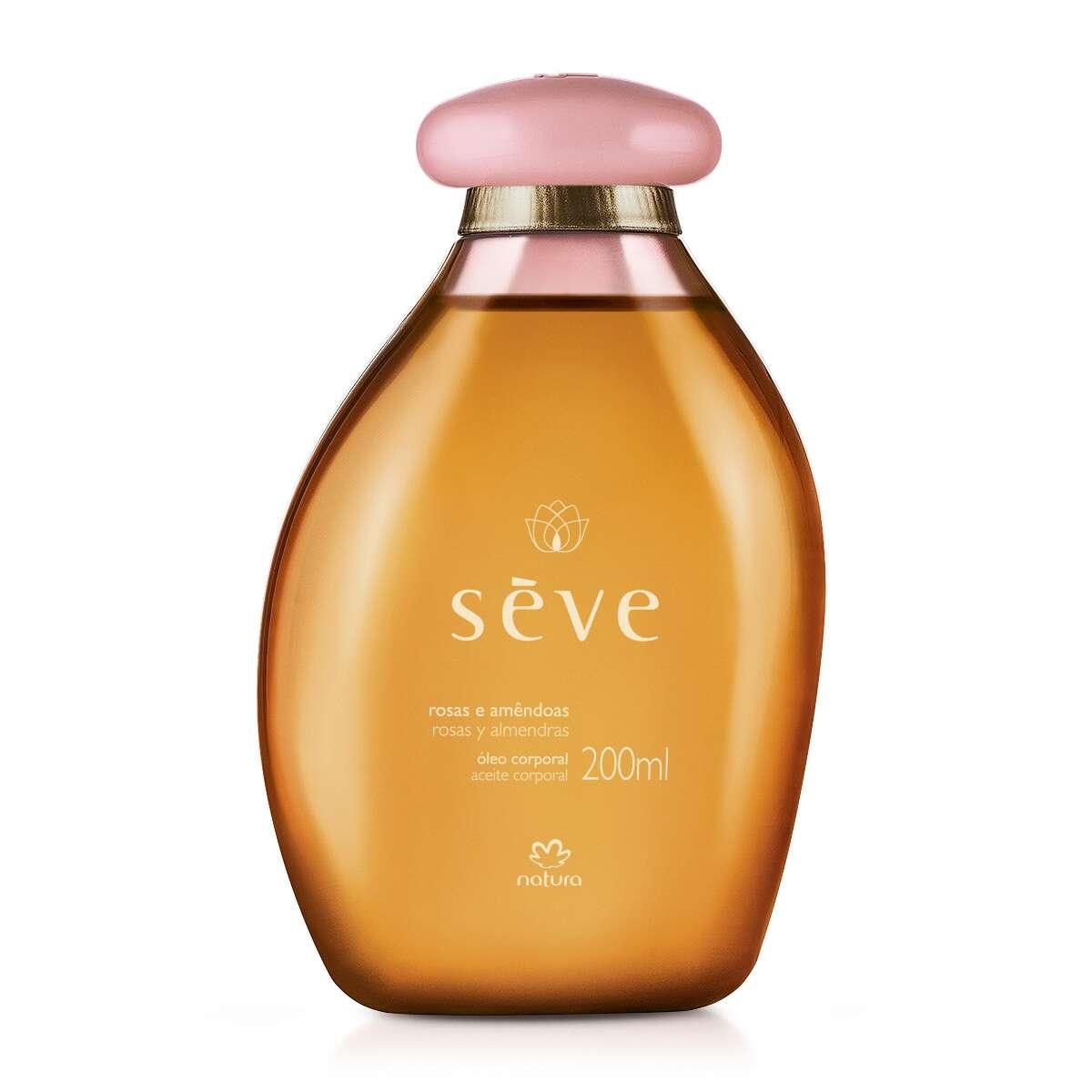 Óleo Corporal Hidratante Natura Sève Rosas e Amêndoas – 200ml