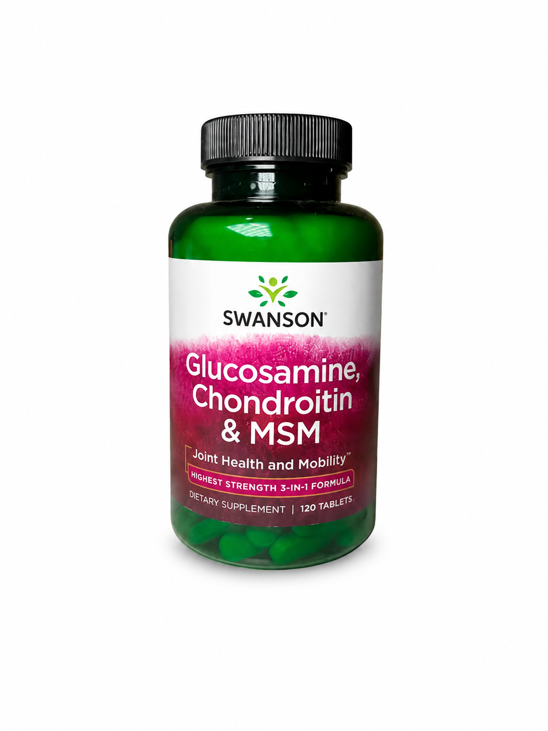 Swanson Glucosamina, Condroitina e MSM – 120 Comprimidos