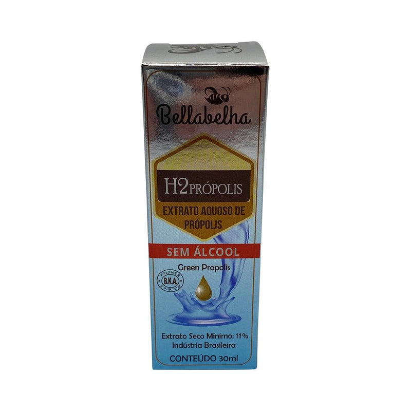 Frasco de Extrato Aquoso de Própolis H2 Bellabelha 30 ml